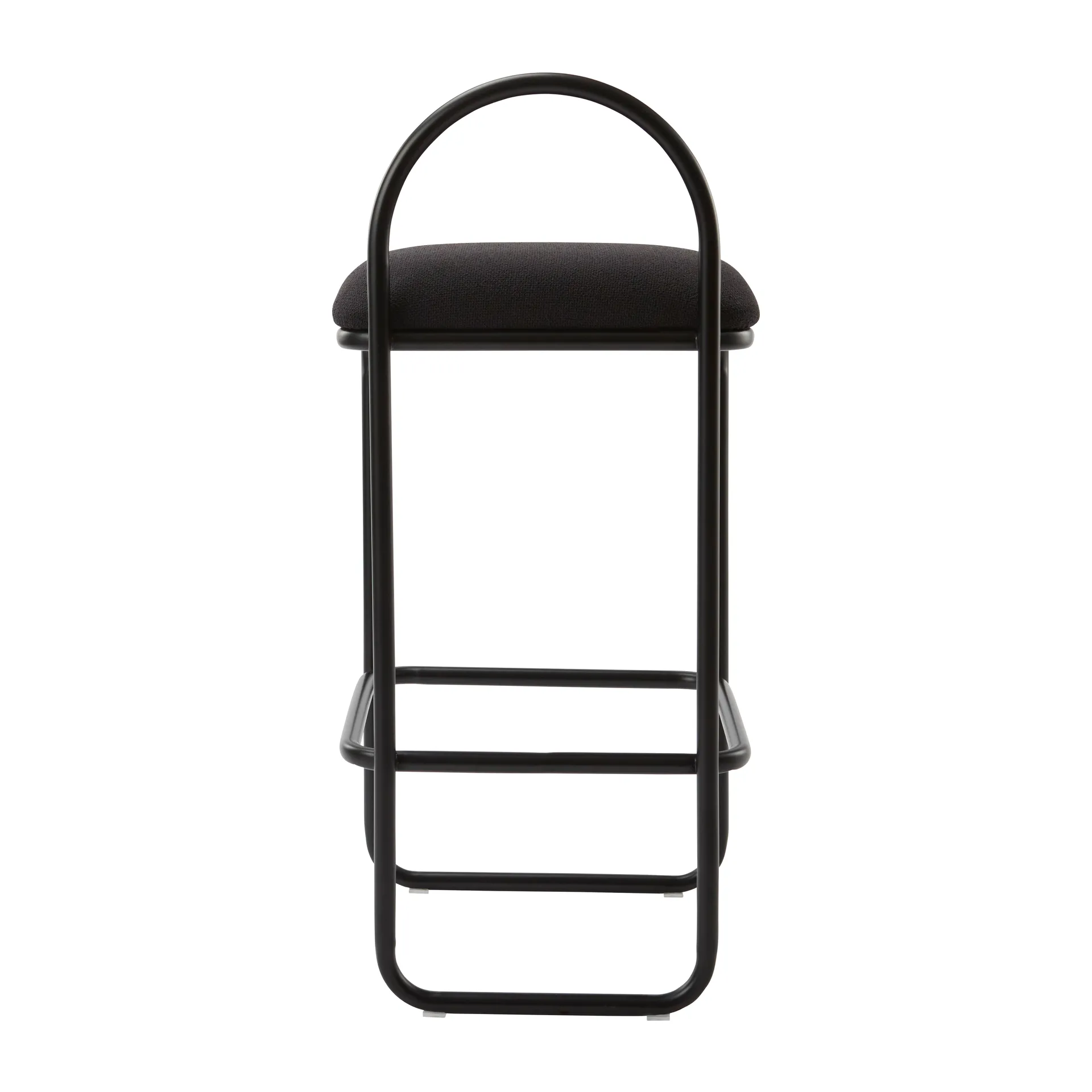 Angui bar stool bouclé, Anthracite AYTM