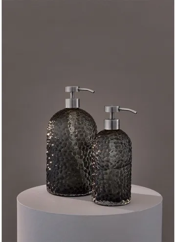 Arura soap dispenser 20 cm - Black-silver - AYTM