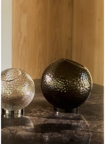 Globe bubbles vase Ø17 cm - Clear - AYTM