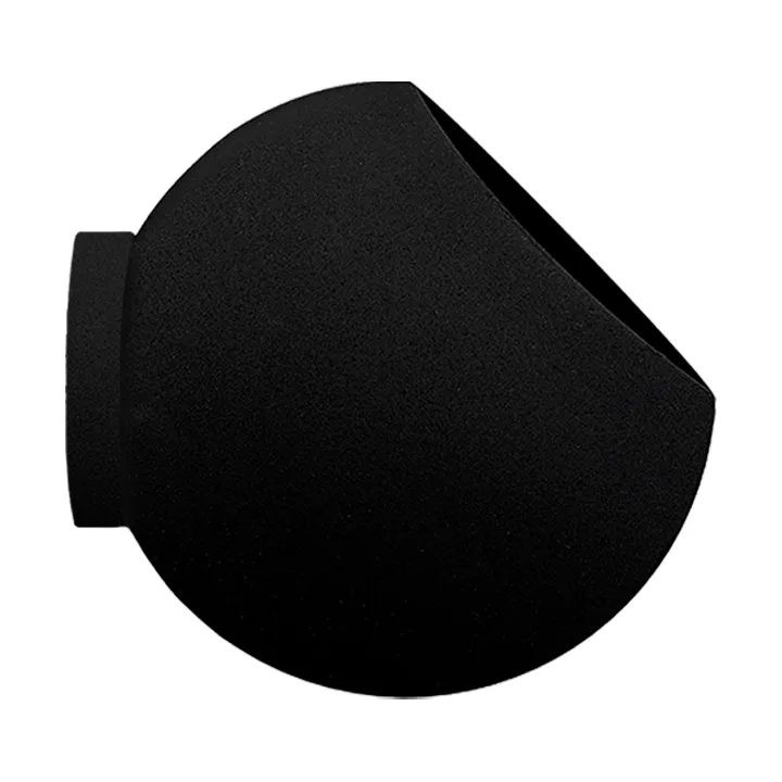 Globe flower pot vägg Ø17 cm, Black AYTM