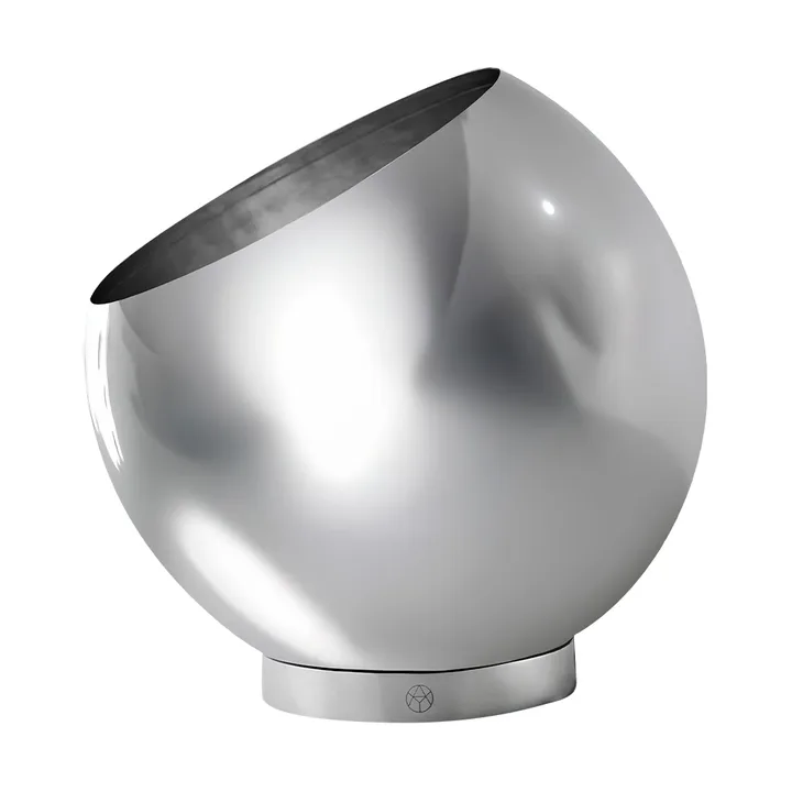 Globe flowerpot Ø21 cm - Silver - AYTM