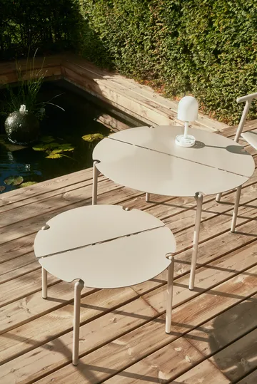 NOVO lounge table Ø50x35 cm - Gingerbread - AYTM