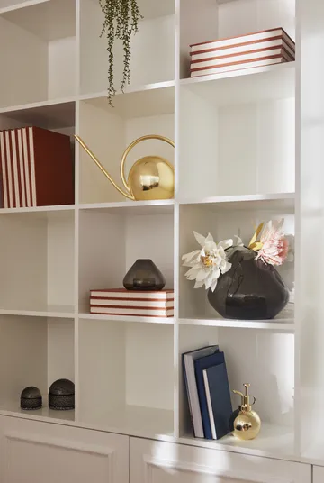 Uno lantern-vase 12 cm - Black - AYTM