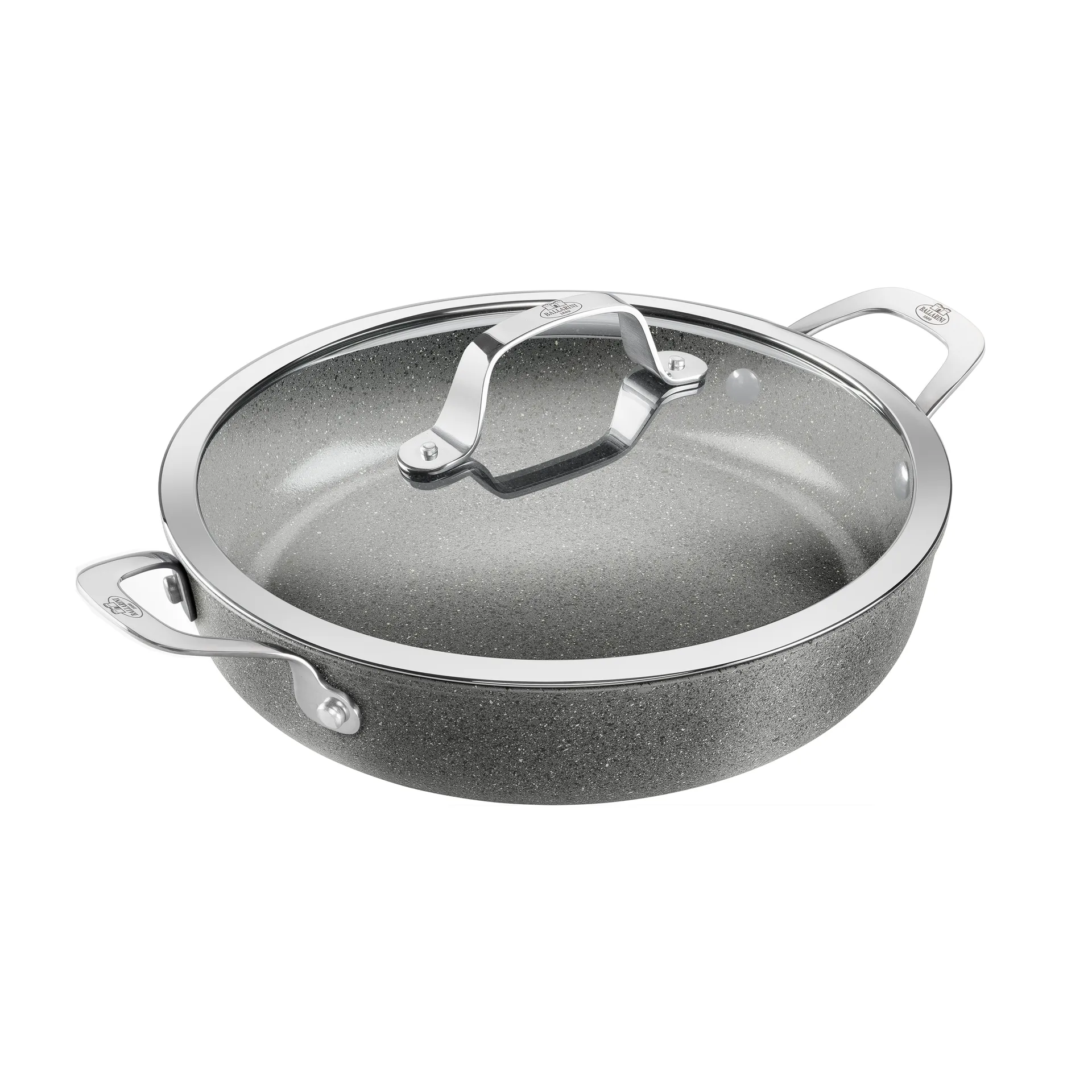 Salina Ceramic Granite serving pan with glass lid, 28 cm Ballarini