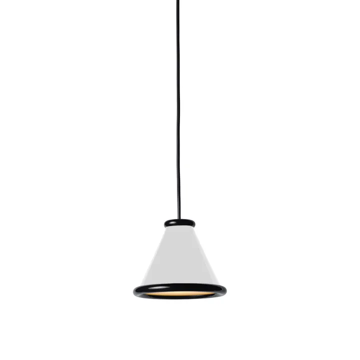 Belle pendant Ø15 cm - Glossy white-glossy black - Belid