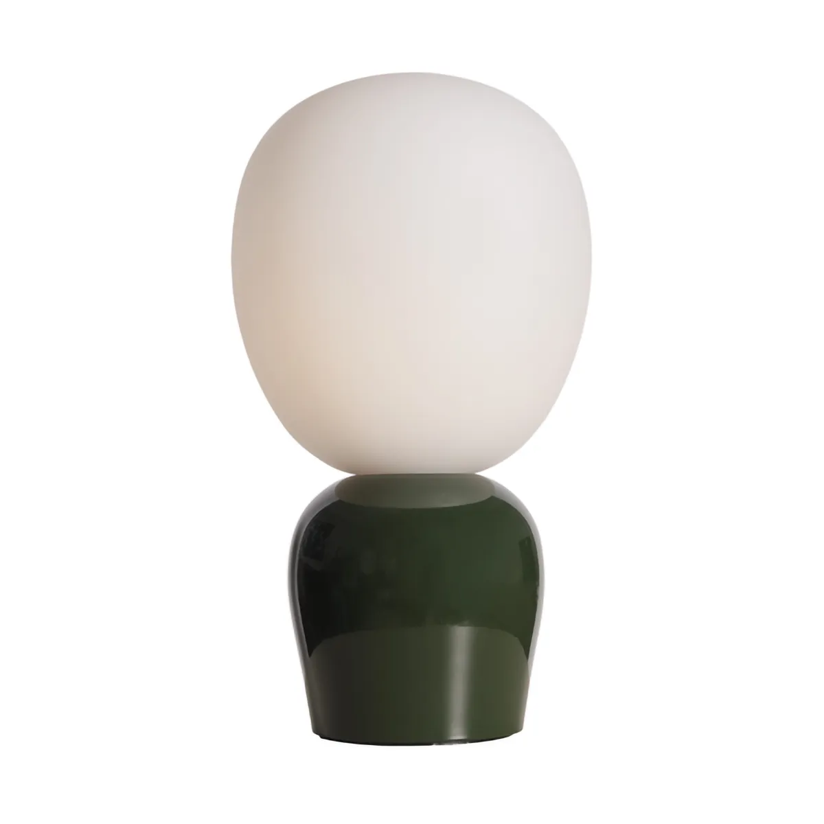 Buddy table lamp opalglass, Glossy forest green Belid