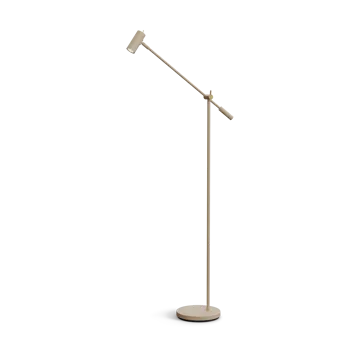 Cato floor lamp 134 cm - Nougat-brass - Belid