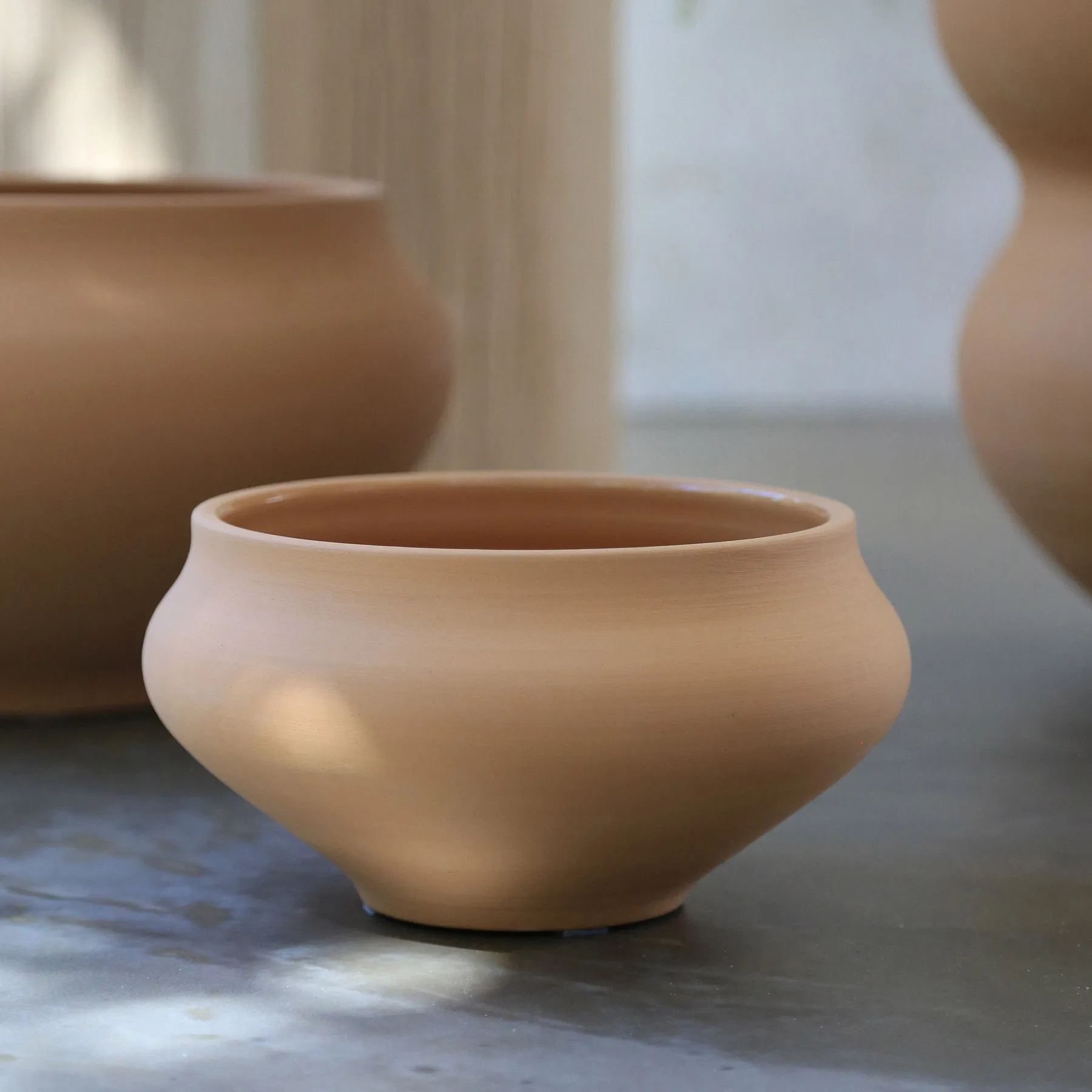 Belle raw bowl Ø25 cm, Pink Bergs Potter