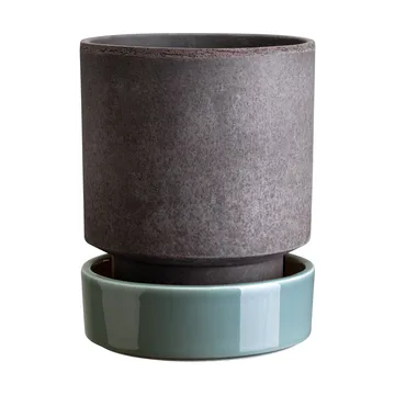Hoff pot - Ø18 cm, Raw Grey-Misty Blue - Bergs Potter