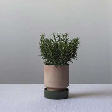 Hoff pot - Ø18 cm, Raw Rosa-Emerald Green - Bergs Potter