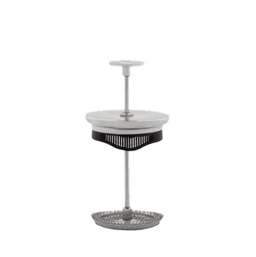 Preziosa coffee press 8 cups - Silver-black - Bialetti