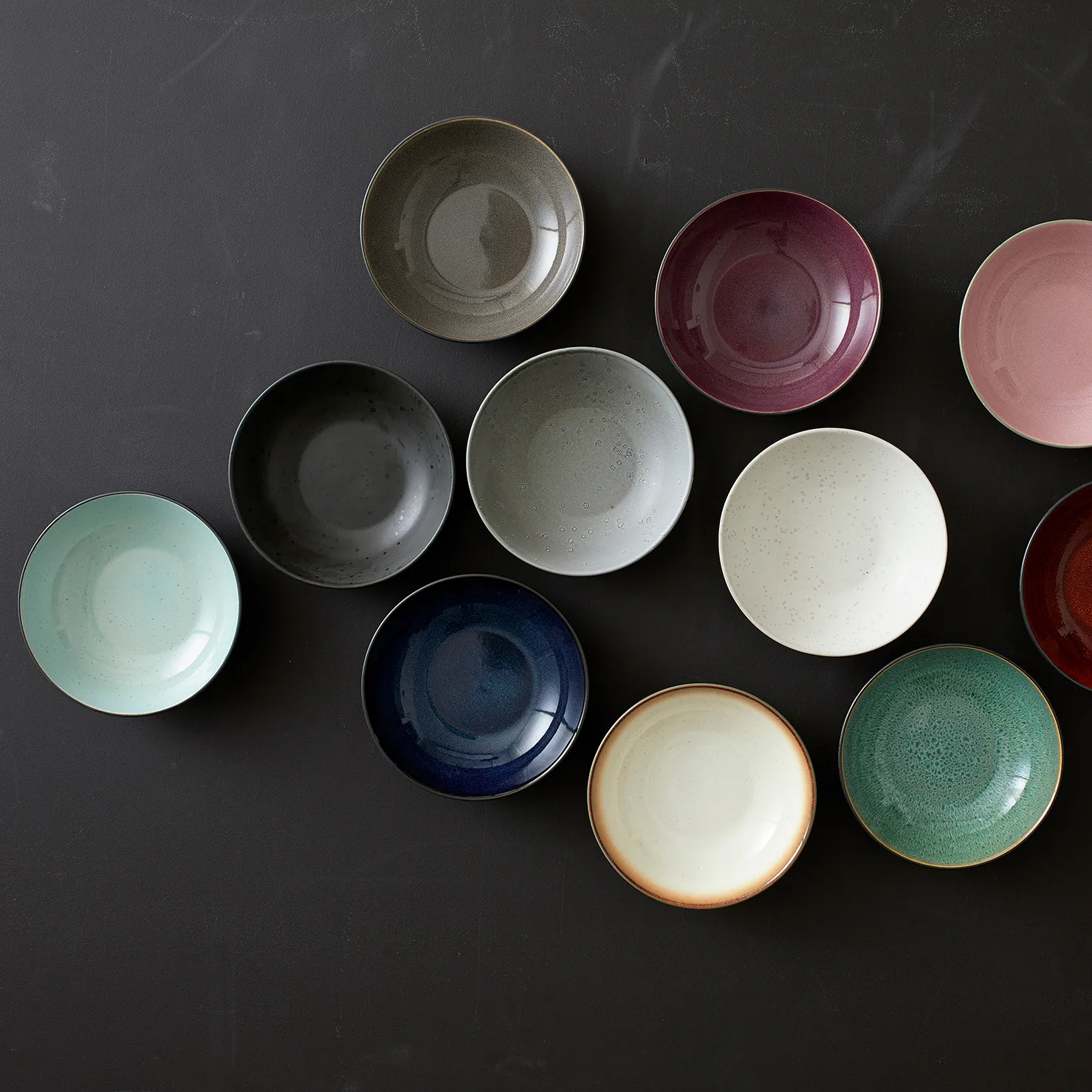 Bitz pasta bowl Ø20 cm black, black-green Bitz