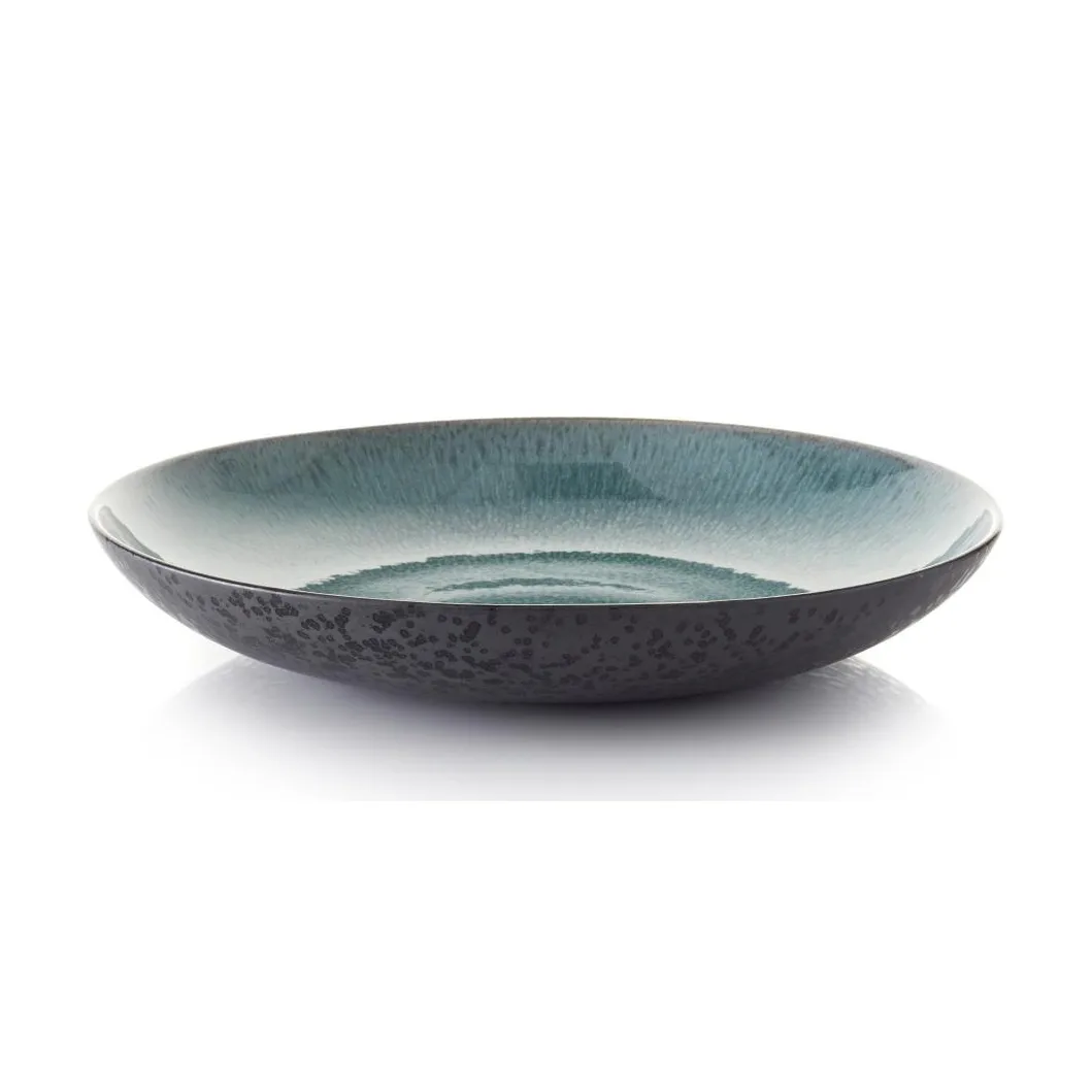 Bitz serving dish Ø40 cm black, Black-green Bitz