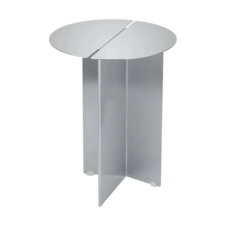 ORU side table S Ø35 cm - Matte stainless steel - blomus