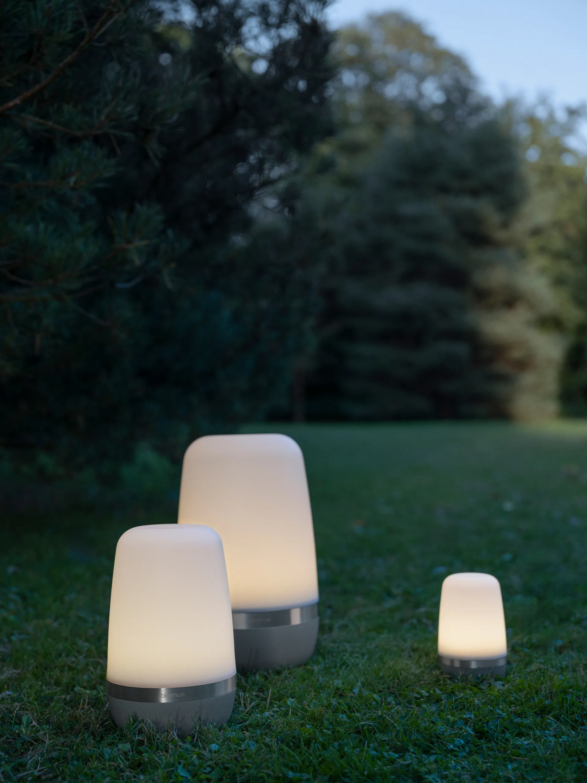 Spirit LED-lamp M 15 cm, Pine grey blomus