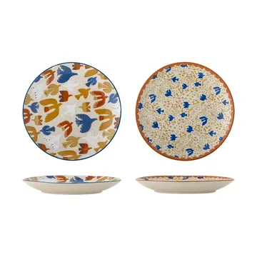 Anniversary plate - Multi, Ø20 cm, 2 pieces - Bloomingville