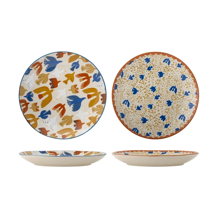 Anniversary plate - Multi, Ø25 cm, 2 pieces - Bloomingville