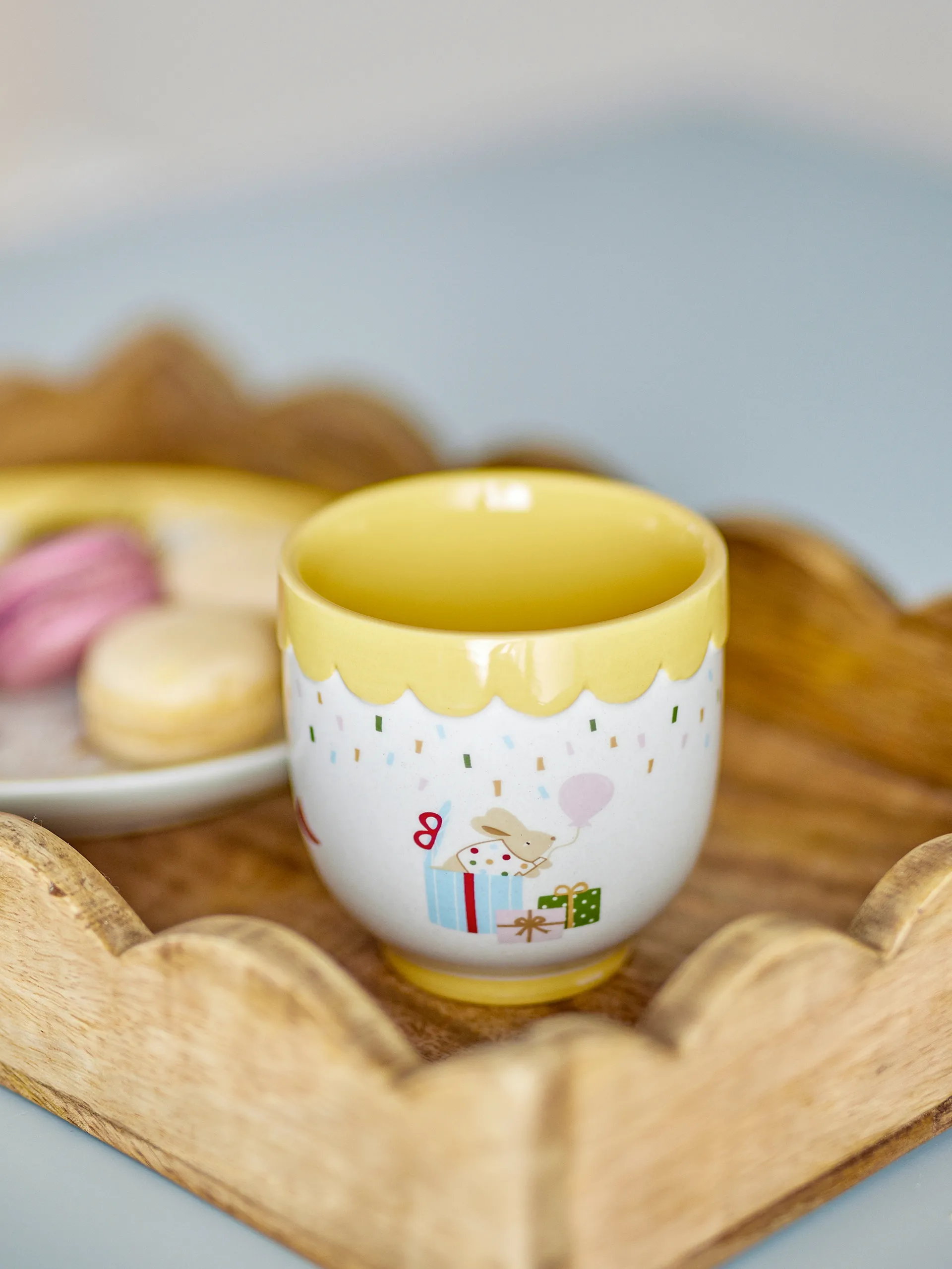 Celebrate cup 15 cl, Yellow Bloomingville