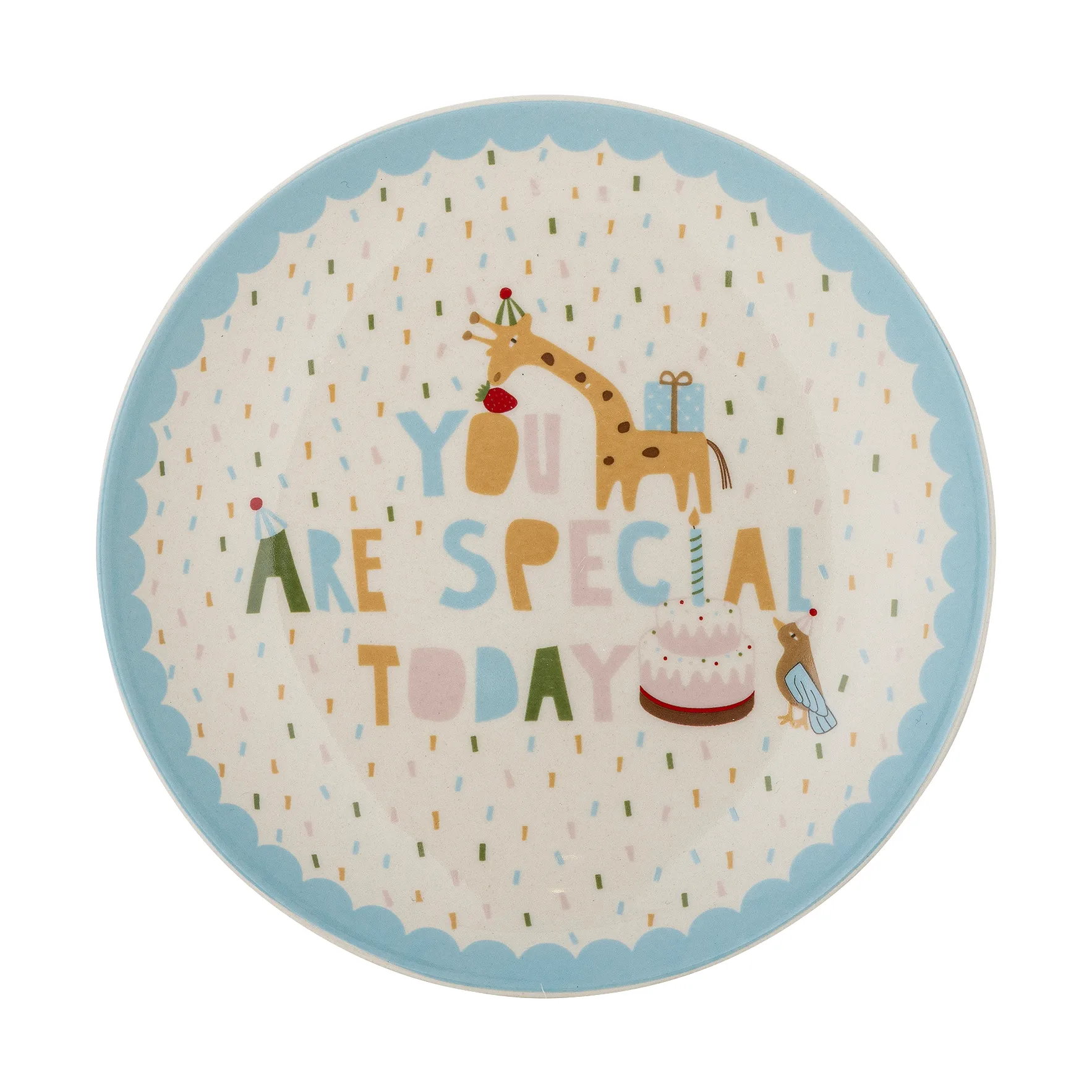 Celebrate plate Ø16 cm, Blue Bloomingville