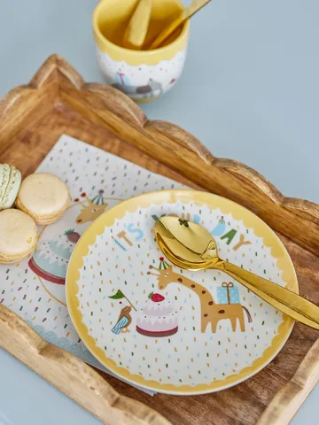 Celebrate plate Ø16 cm - Yellow - Bloomingville