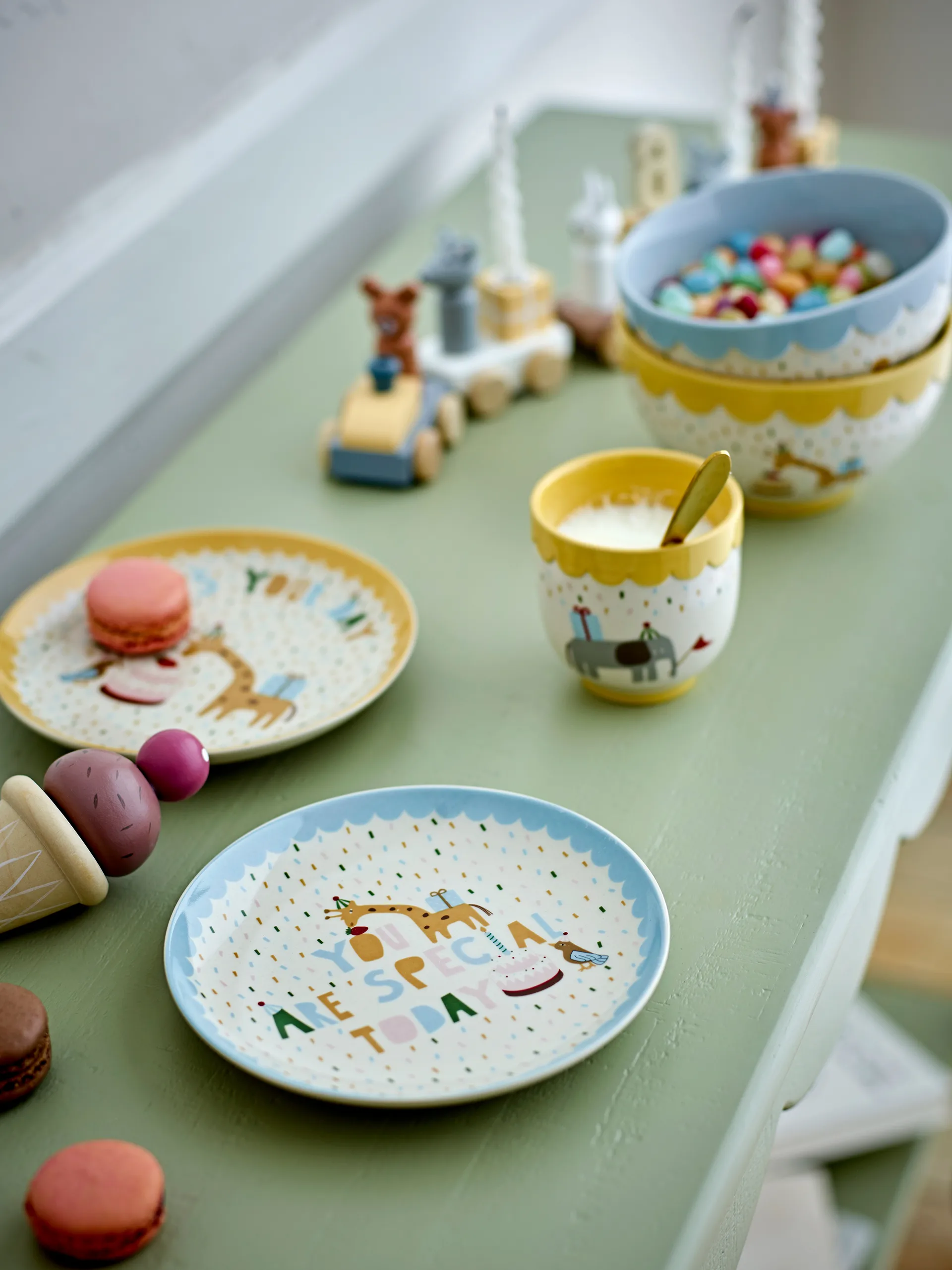 Celebrate plate Ø16 cm, Yellow Bloomingville
