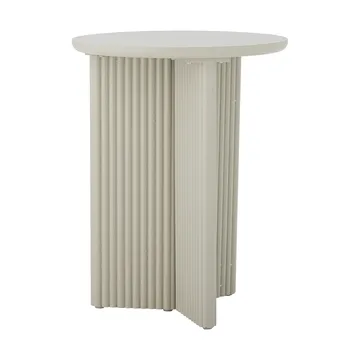 Edith side table Ø40 cm - White - Bloomingville