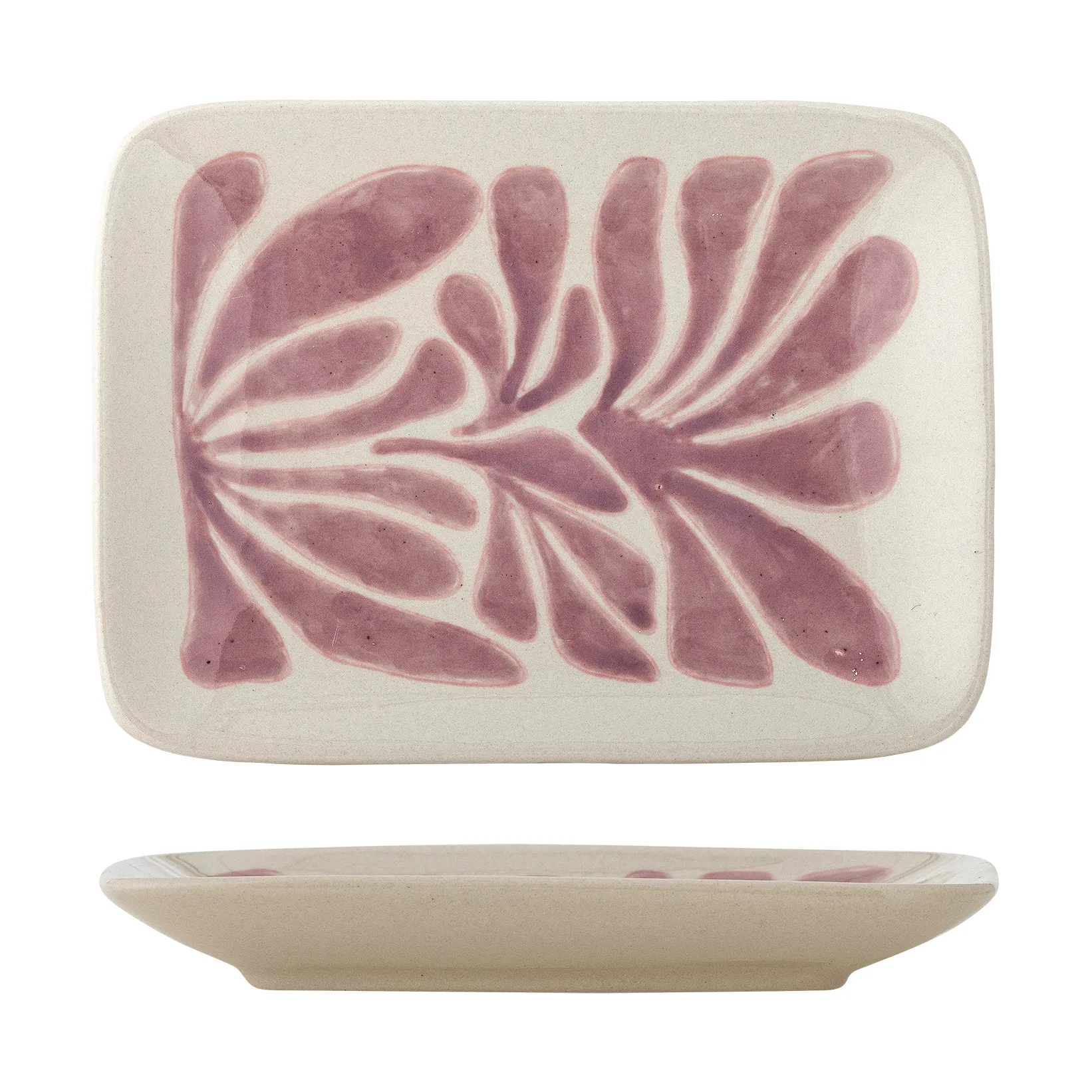 Fauni side plate, Purple, 15x11.5 cm Bloomingville