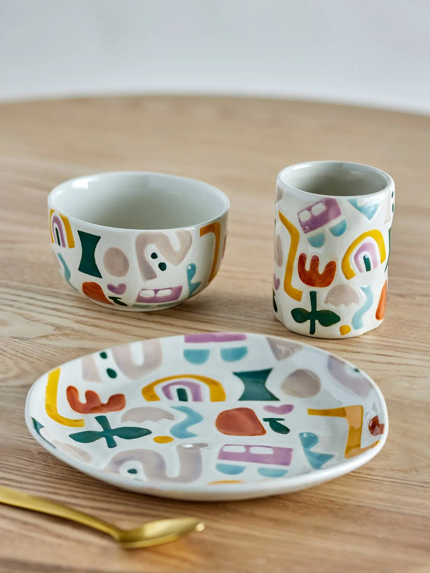 Filur serving set, Multi, 3 pieces Bloomingville