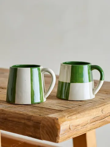 Floki mug - Green, 4 pieces - Bloomingville