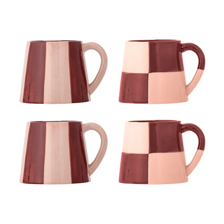 Floki mug - Rose, 4 pieces - Bloomingville