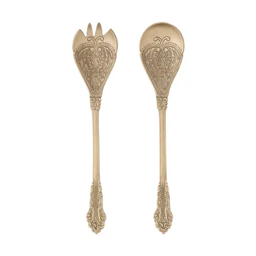 Kalima salad servers 2 pieces - Brass - Bloomingville