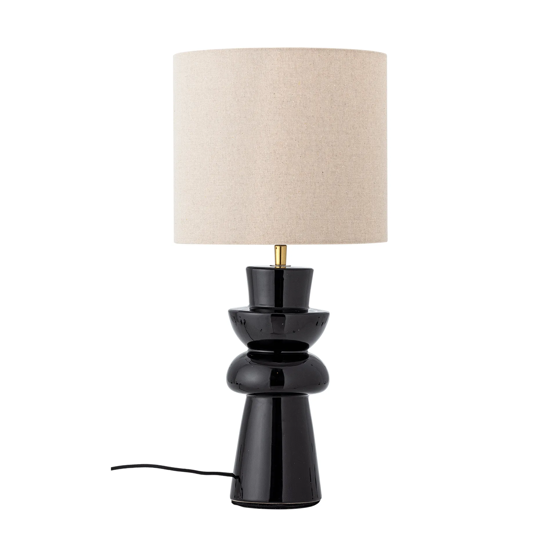 Lio table lamp, Black, Ø25 cm Bloomingville