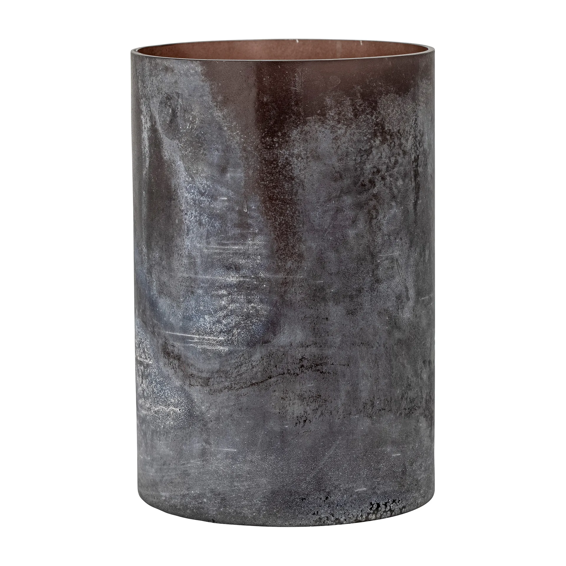 Macha lantern/vase Ø15 cm, Purple-brown Bloomingville