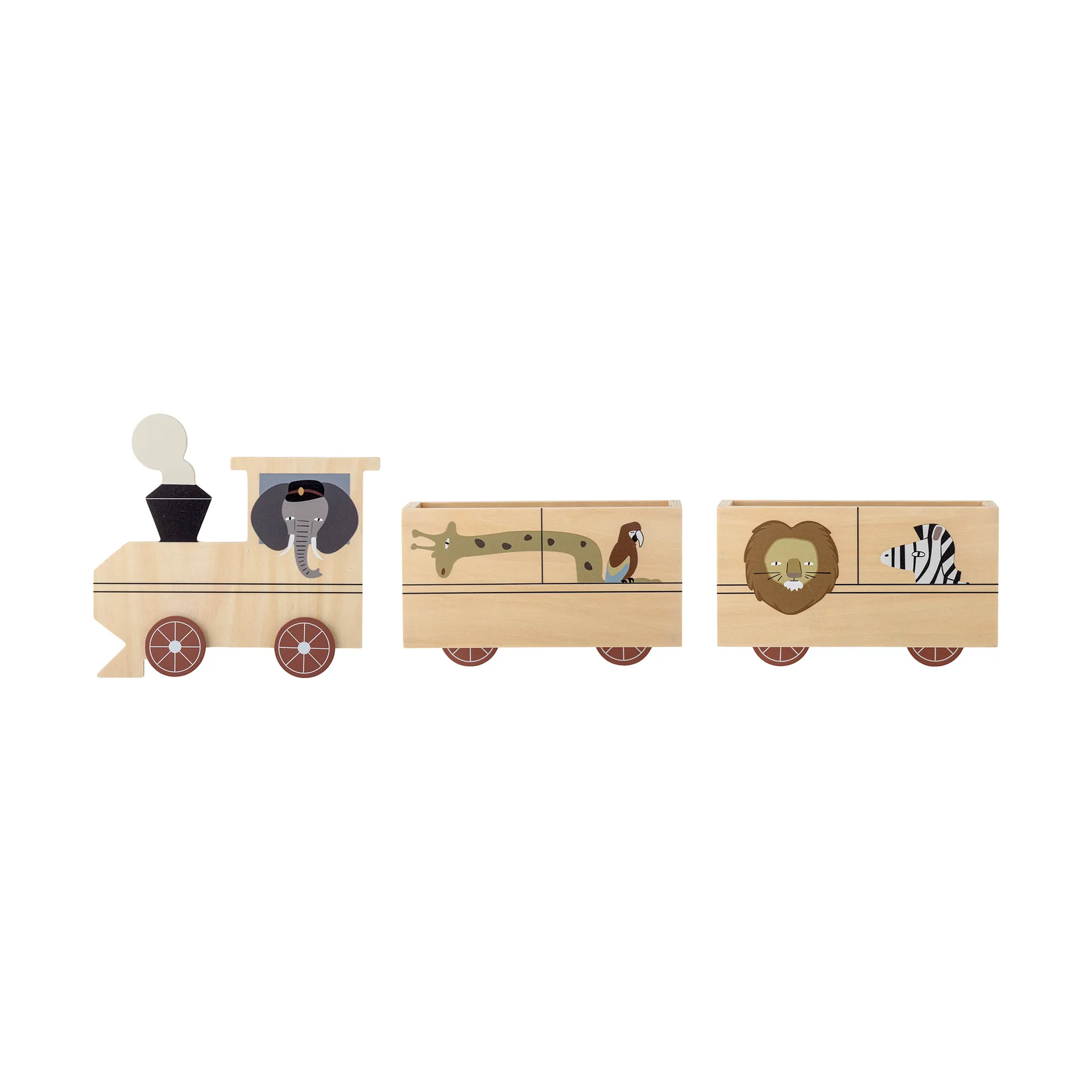 Mallen shelf 3 pieces, Train Bloomingville