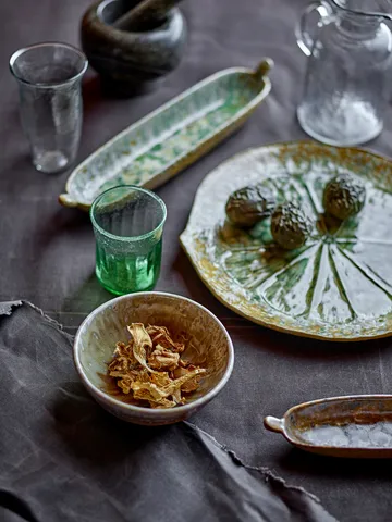 Milani serving platter Ø30 cm - Green - Bloomingville