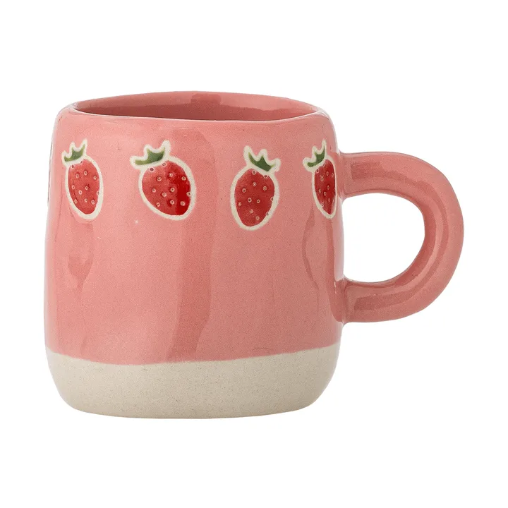 Millie cup 110 ml - Pink, strawberries - Bloomingville