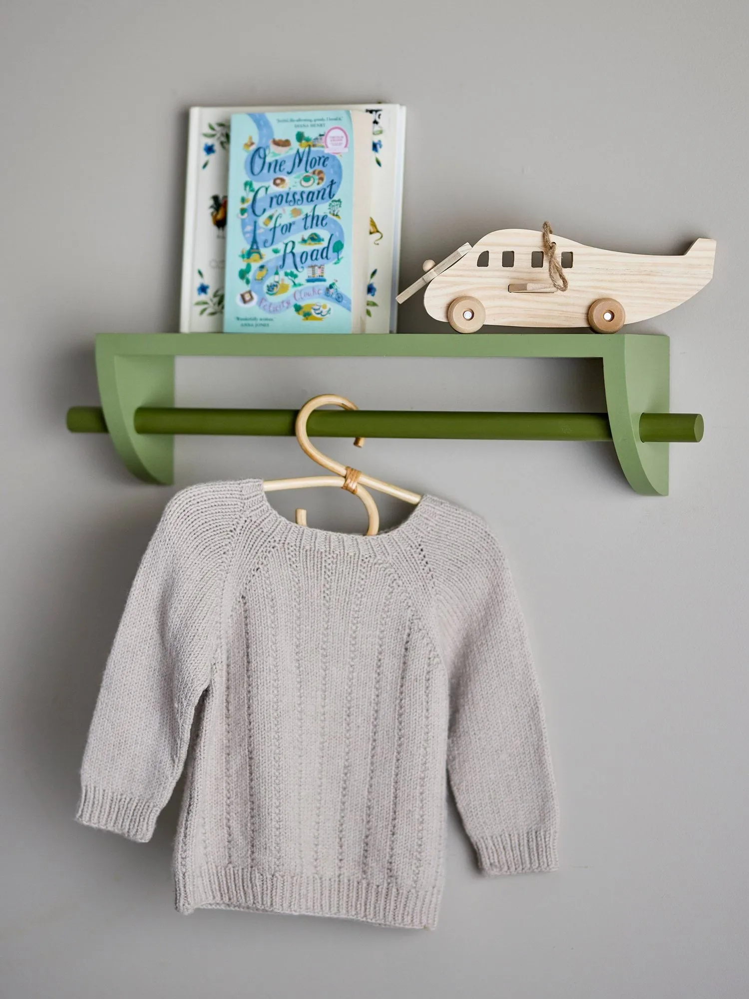 Mingus wall shelf 14x60 cm, Green Bloomingville