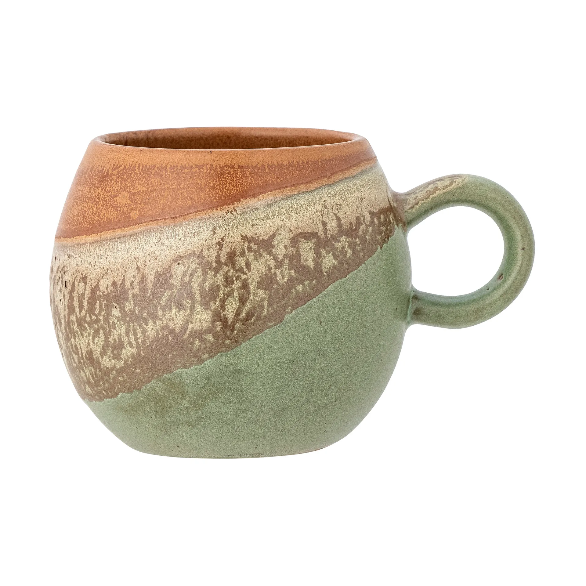 Paula cup 27,5 cl, Green-brown Bloomingville