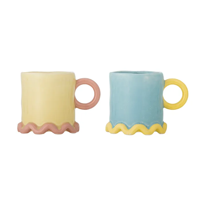 Polly mug - Multi, 2 pieces - Bloomingville