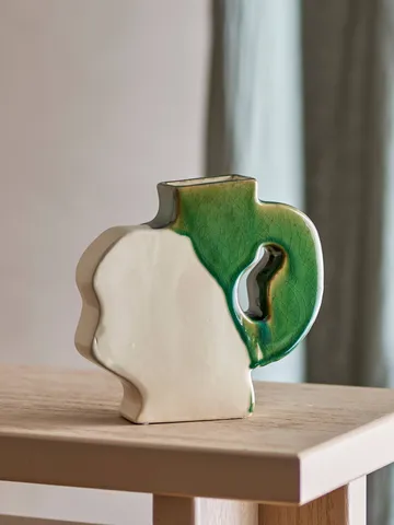 River vase - Green, 20.5x20 cm - Bloomingville