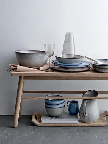 Sandrine breakfast set 12 pieces - Blue - Bloomingville