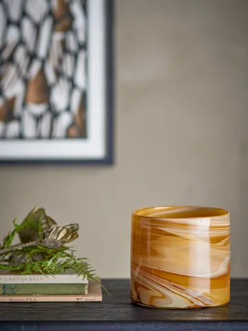 Sylas votive candle holder - Orange - Bloomingville