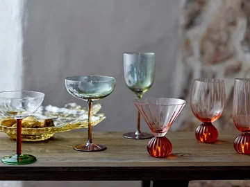 Taurin champagne glass 250 ml - Rose - Bloomingville