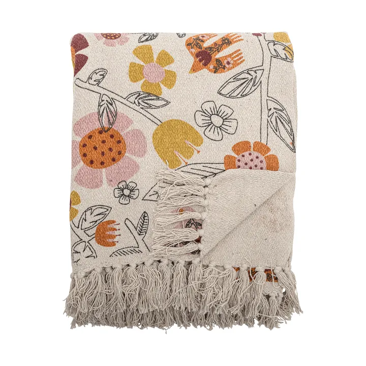 Vivielle throw blanket - Multi, 160x130 cm - Bloomingville