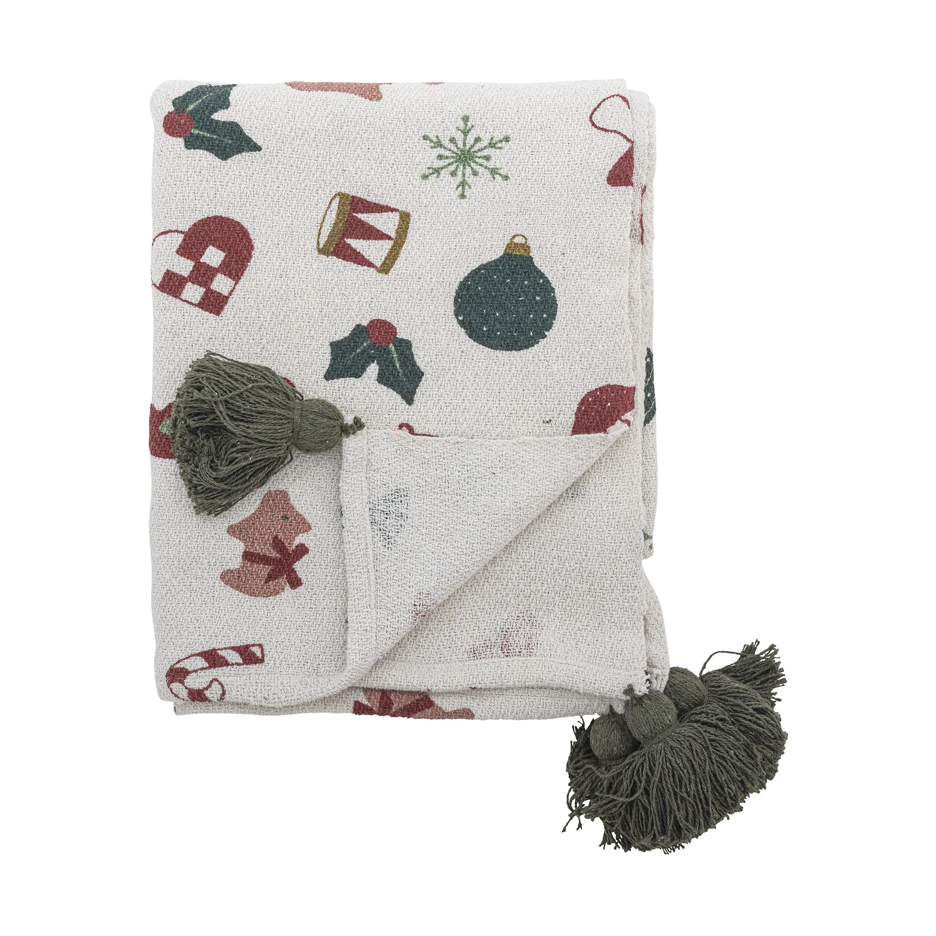 Yule blanket 130x160 cm, Beige Bloomingville