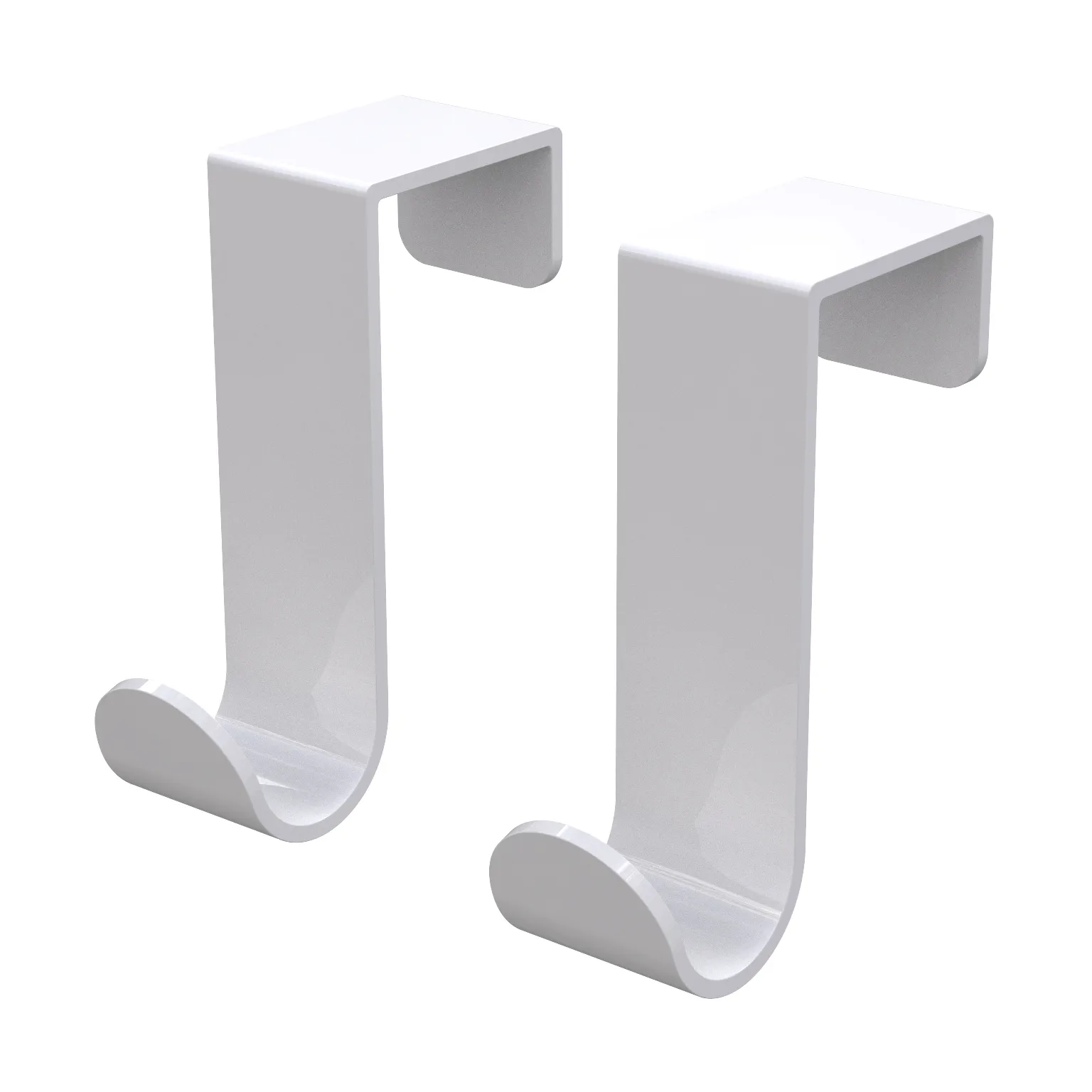 Bosign simple J-hook 2-pack, White Bosign