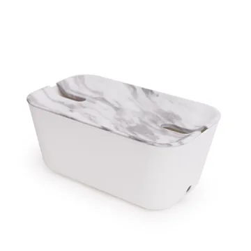 Cable organiser M - marble print - Bosign