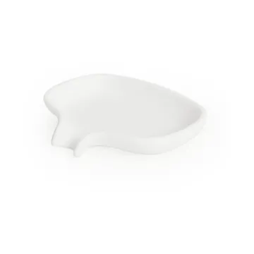 Soap Saver Flow soap dish with drainage spout small - White - Bosign