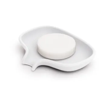 Soap Saver Flow soap dish with drainage spout small - White - Bosign