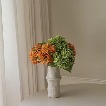 Hydrangea artificial bouquet - Copper, 60 cm, 7 pcs - Botané